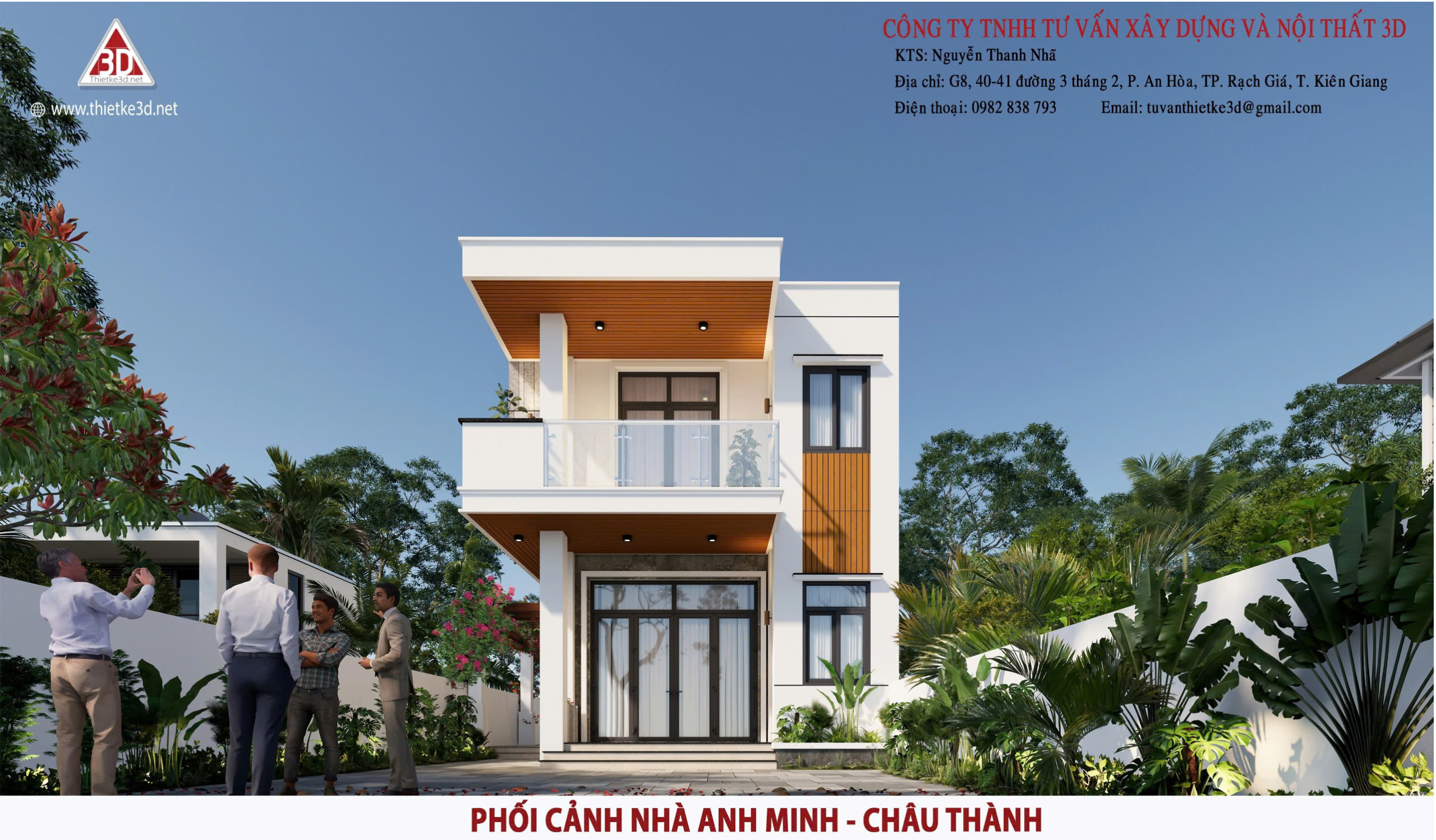 Phối Cảnh Nhà Anh Minh – Châu Thành